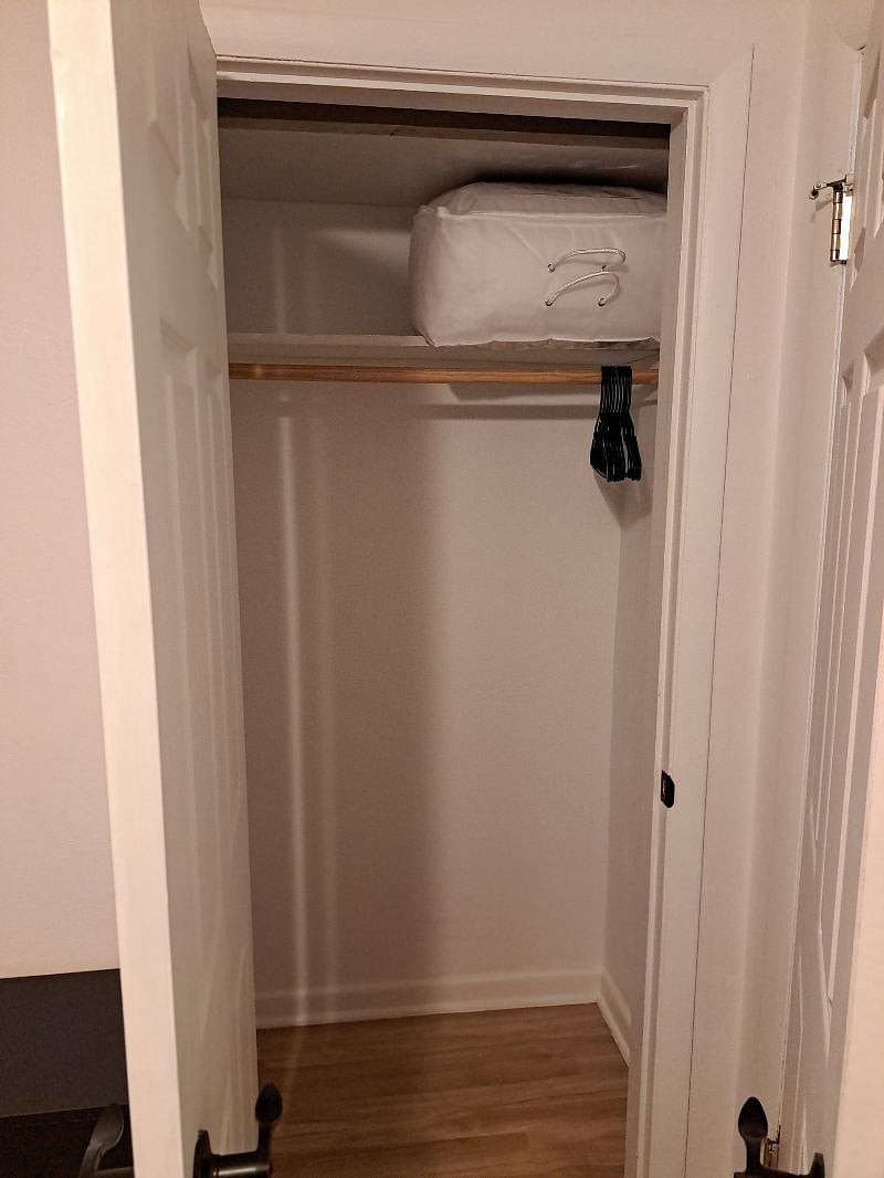 Master bedroom closet.