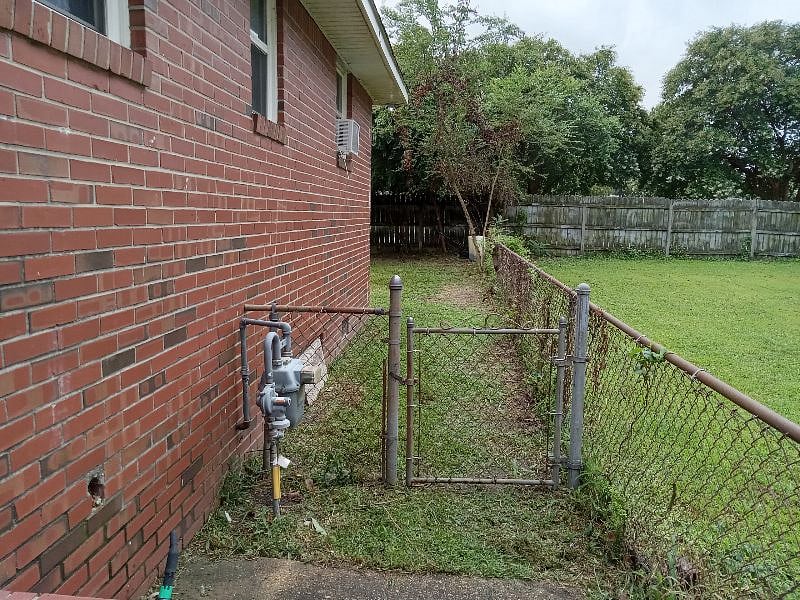 Back gate.