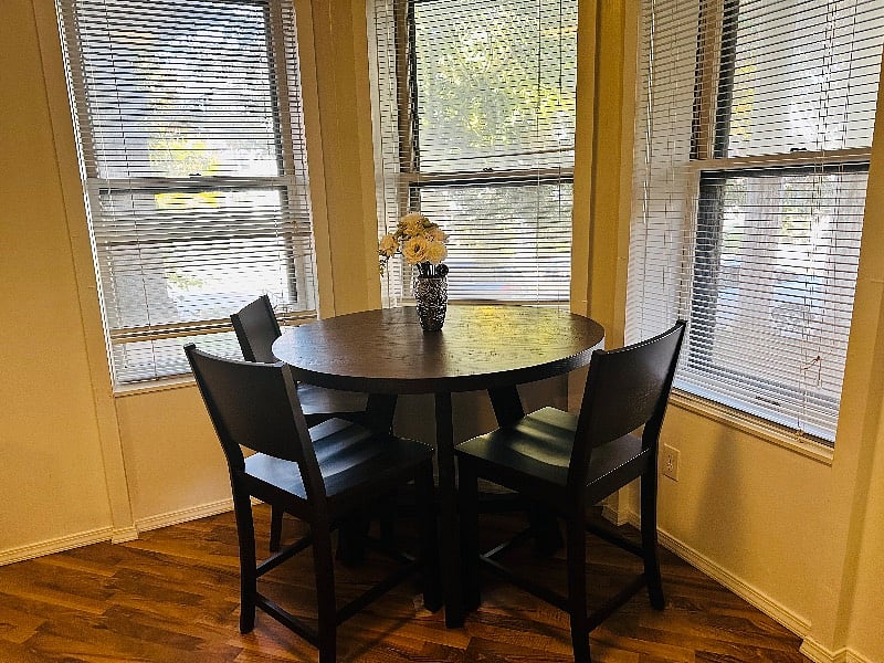 Counter height dining up to 4 