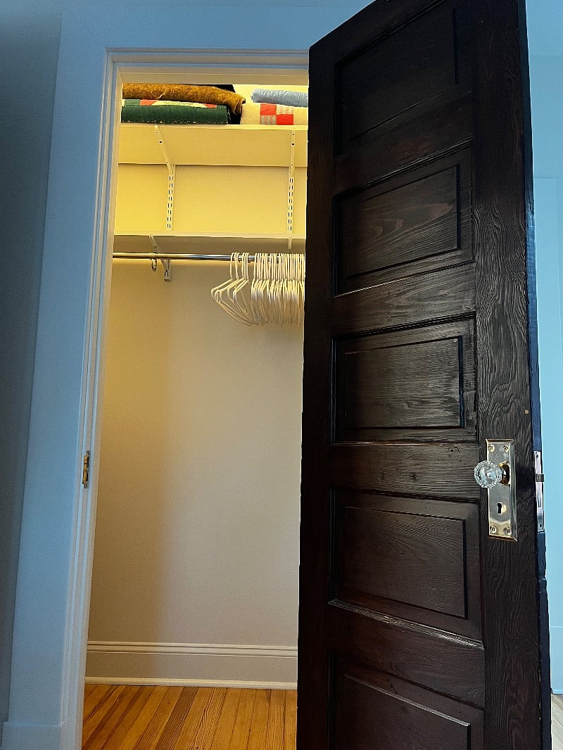 Bedroom closet interior