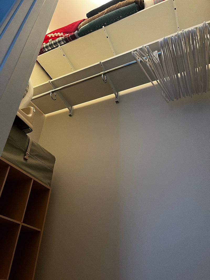 Bedroom closet interior