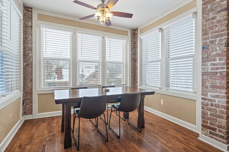 Lots of natural light! 