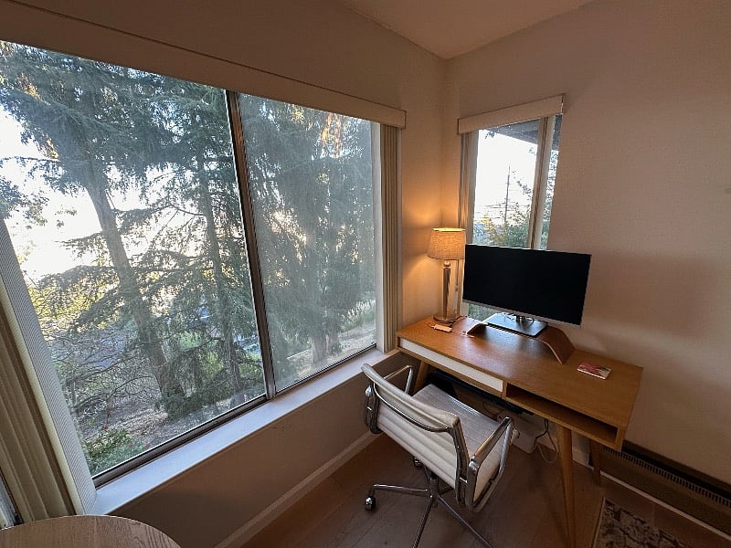  Desk with Eames chair and monitor