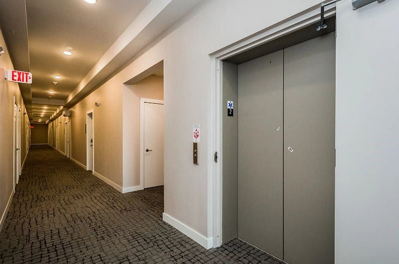 Elevator in the building.
