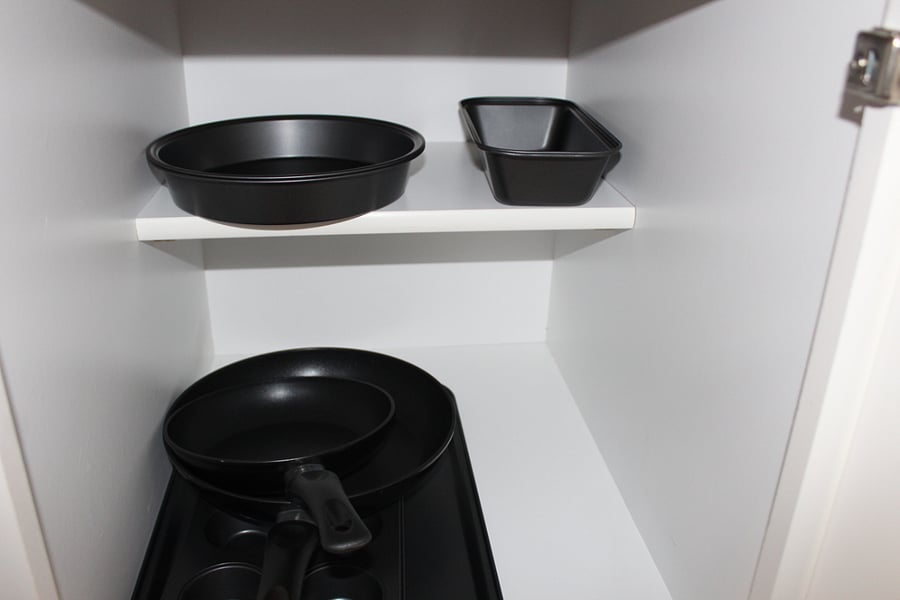 Fully stocked kitchen