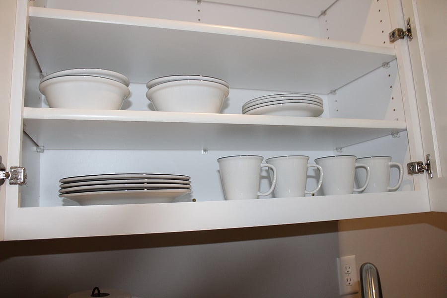 Fully stocked kitchen