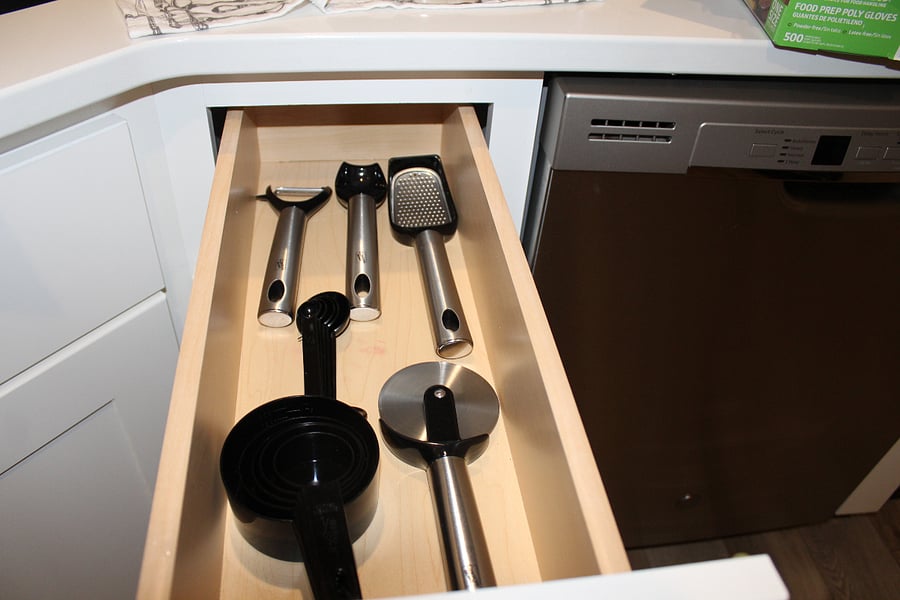 Fully stocked kitchen