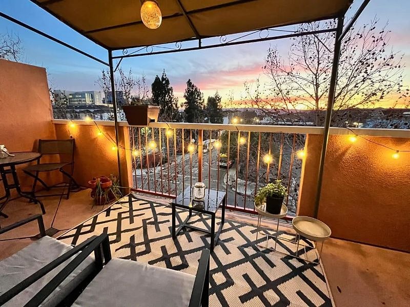 Relish stunning sunsets on the patio with comfy lounge chairs