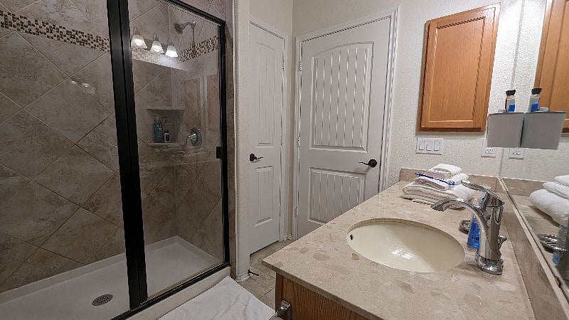 Super clean and large bathroom is for your private use.
