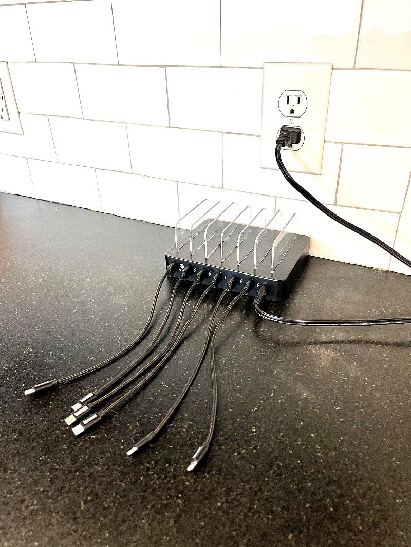 A charging station for all kinds of devices.