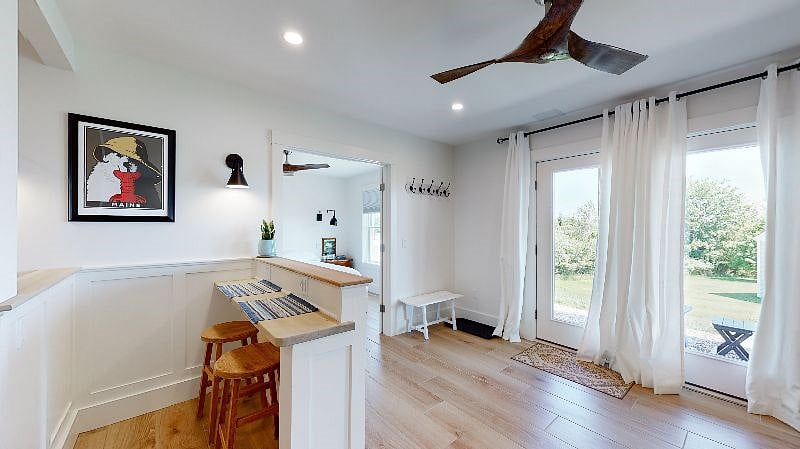Coffee nook in the lower level