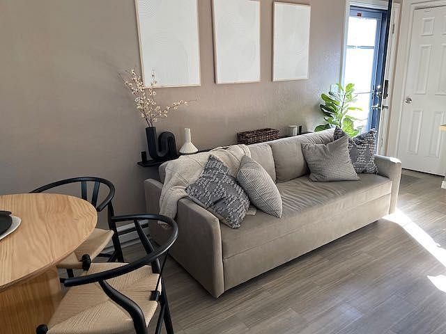 Living from Dining/Kitchen