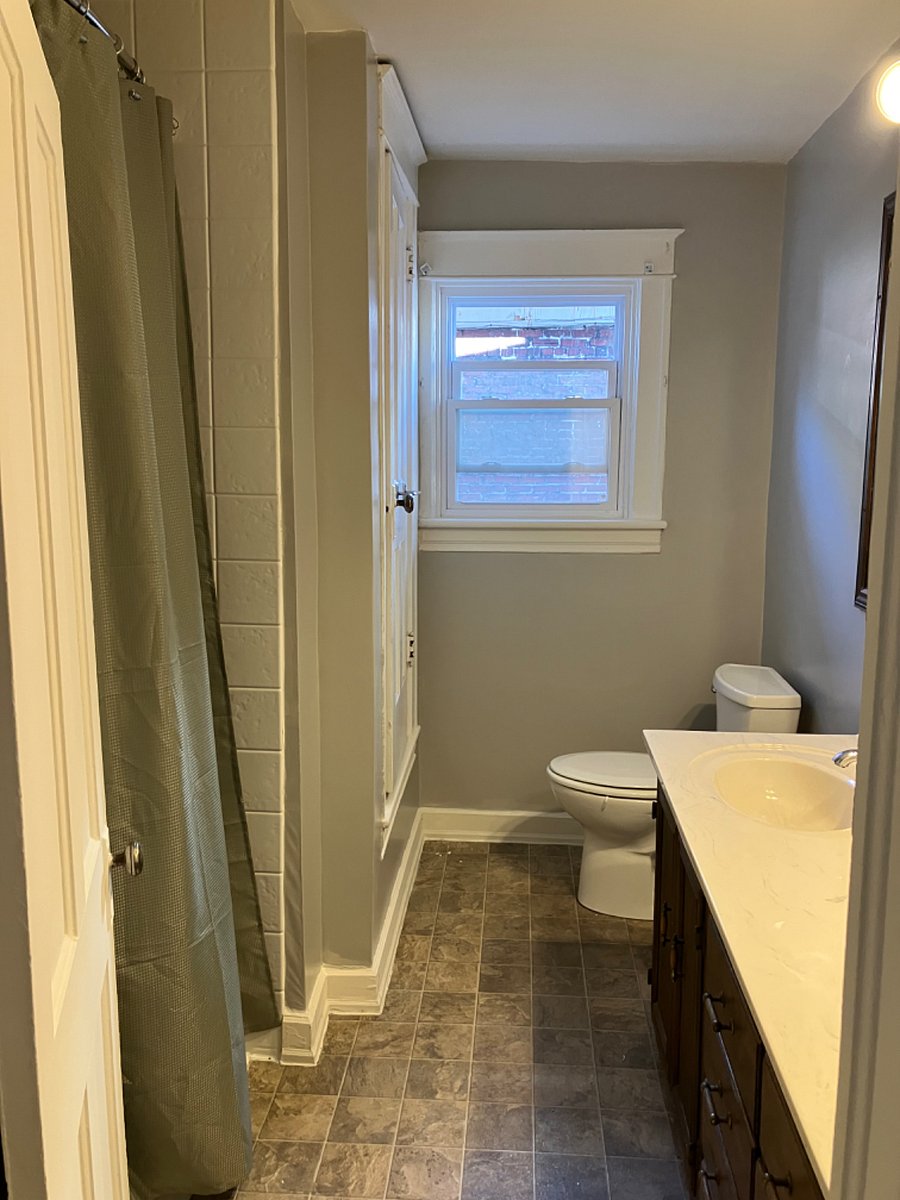 Bathroom with walk-in shower
