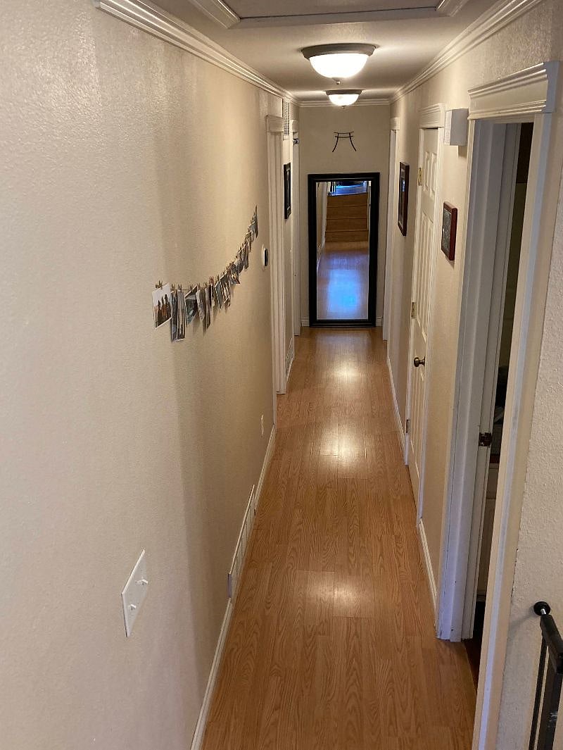 Hallway leading to upstairs bedrooms