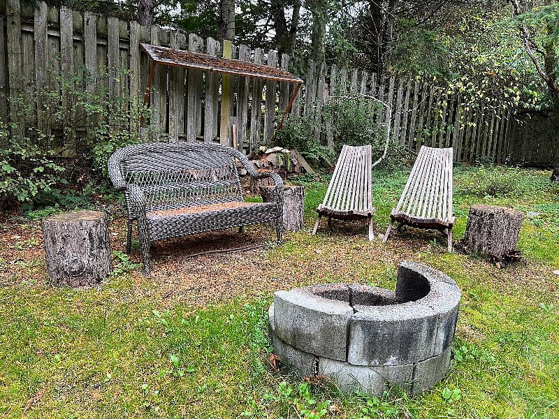 Fire pit area