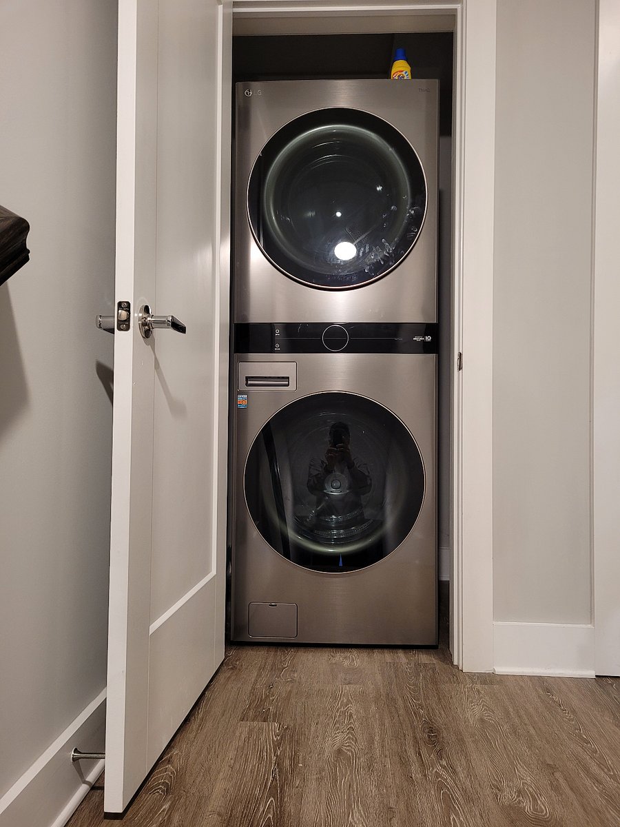 Large capacity washer and dryer
