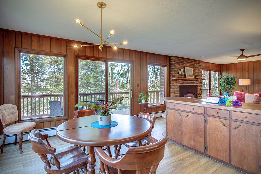 Dining Room & partial view of Living Room to the right