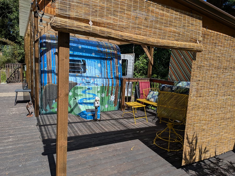 adjustable bamboo screens for shade and/or privacy