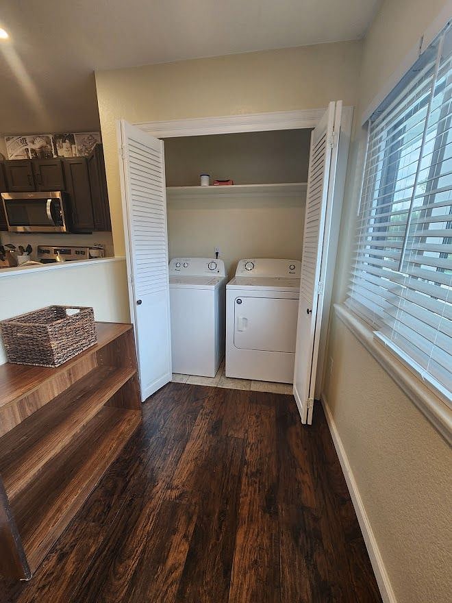 In-unit full size washer & dryer