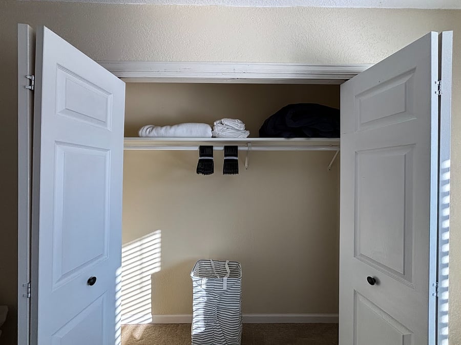 main bedroom closet