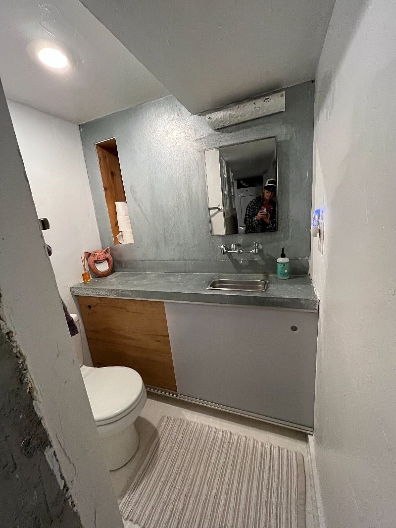 Downstairs shower and bathroom