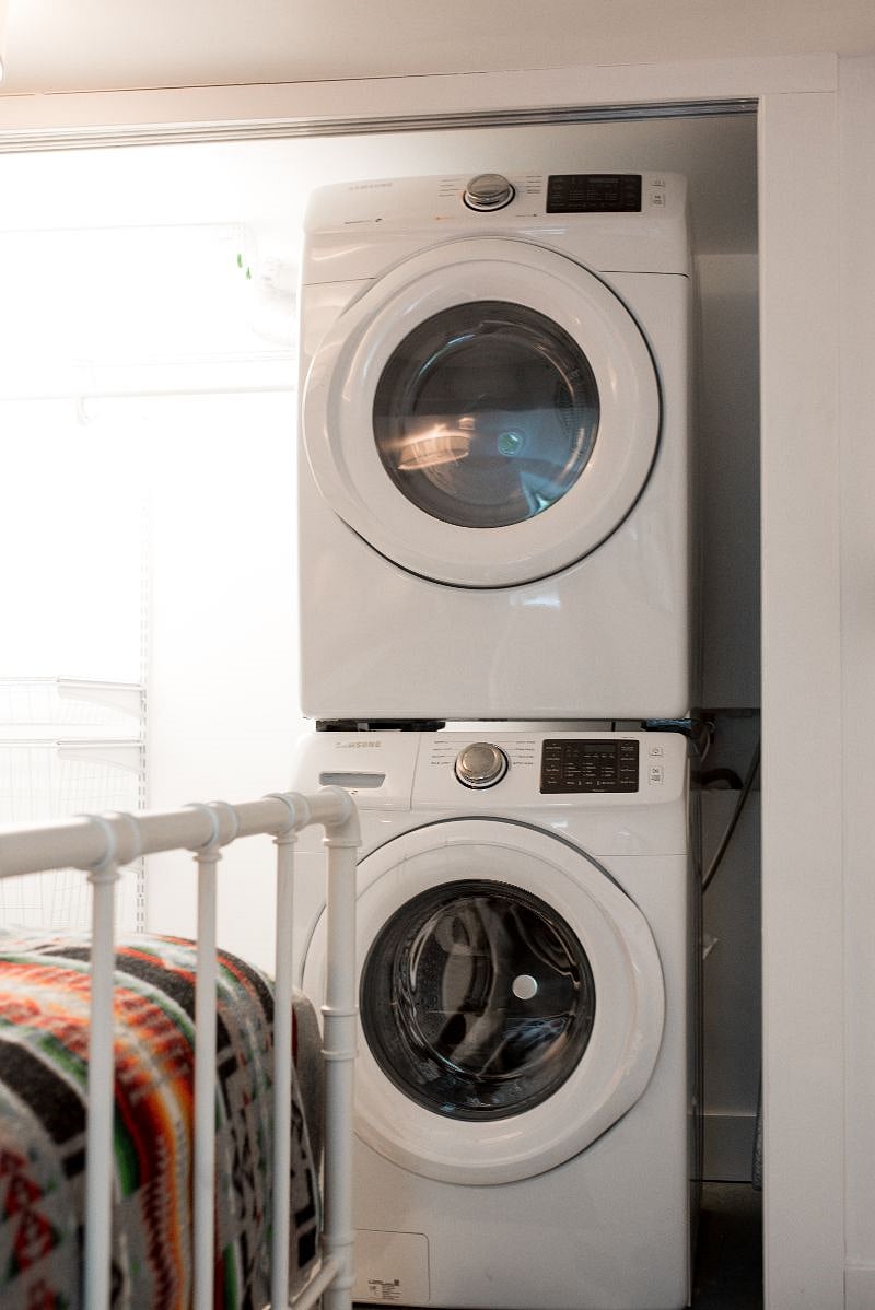 Full size Washer/Dryer in Bdrm closet