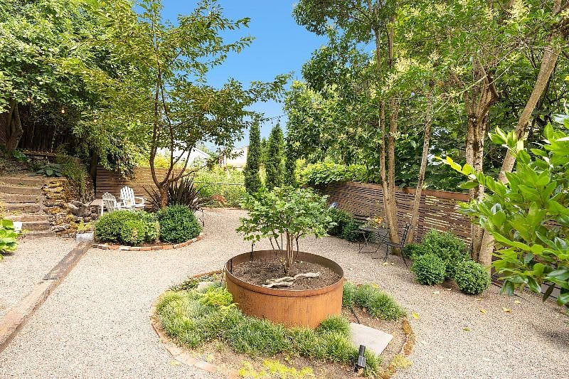 Fully fenced yard for privacy and security.