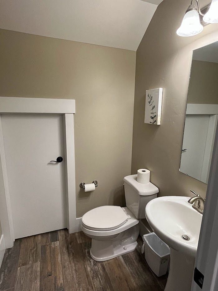 Half bath just off the kitchen