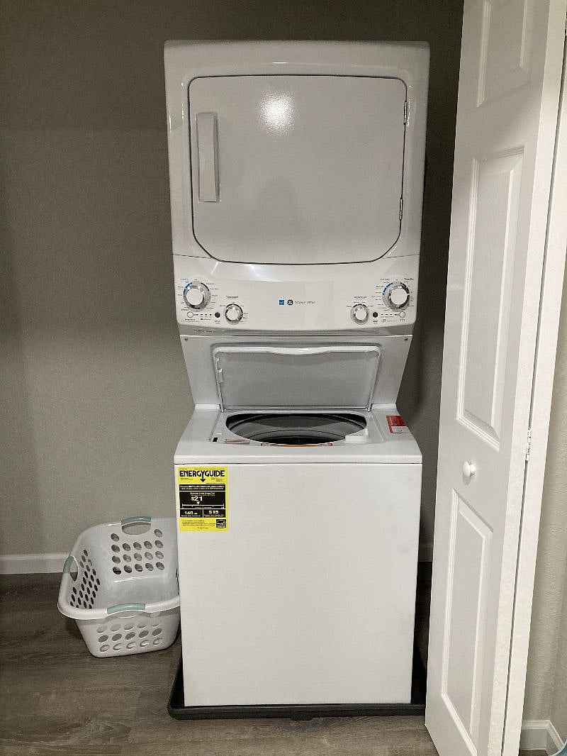 New energy star washer/dryer.