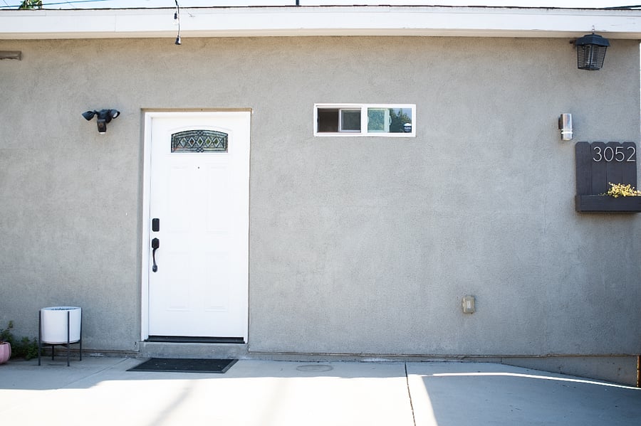 The home has its own dedicated driveway (fits up to 2 cars), lockable gate, & keypad lock