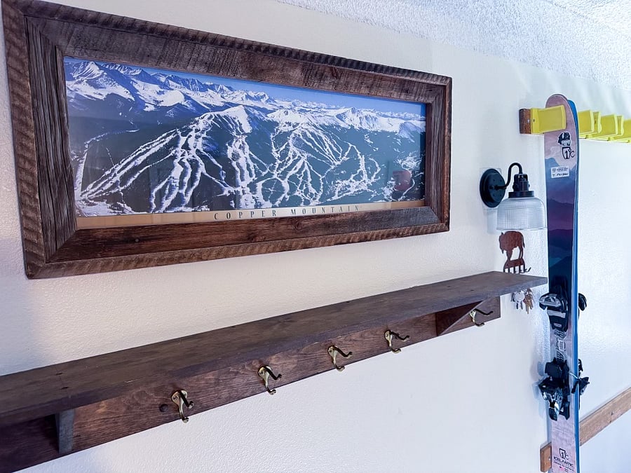 Ski storage is a must!