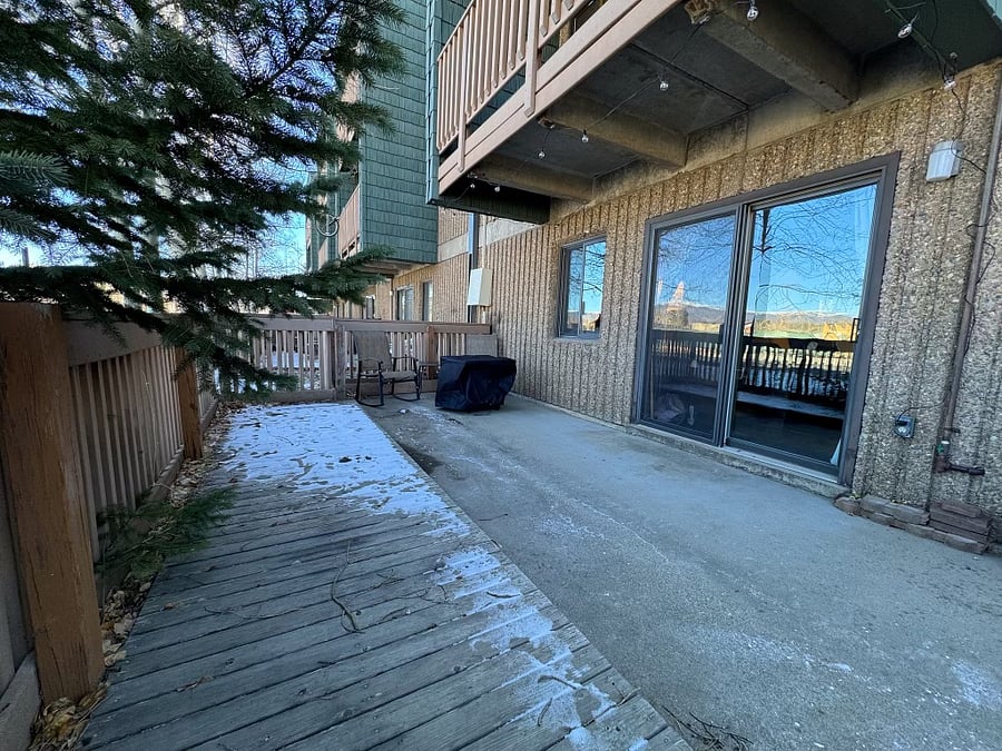 Large patio to take in all the views