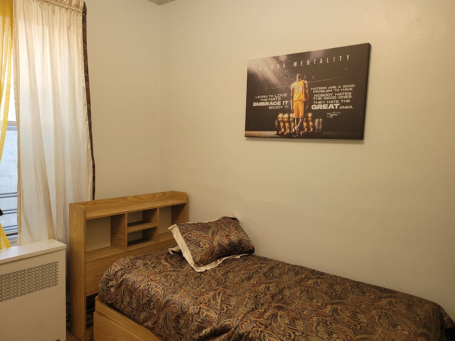 Backroom twin size bed