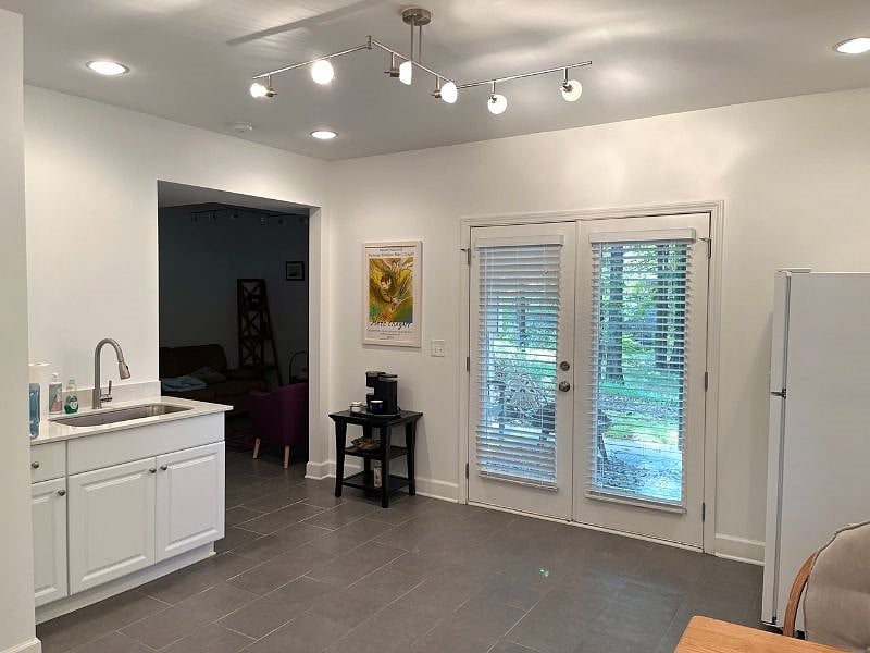 Patio door entry