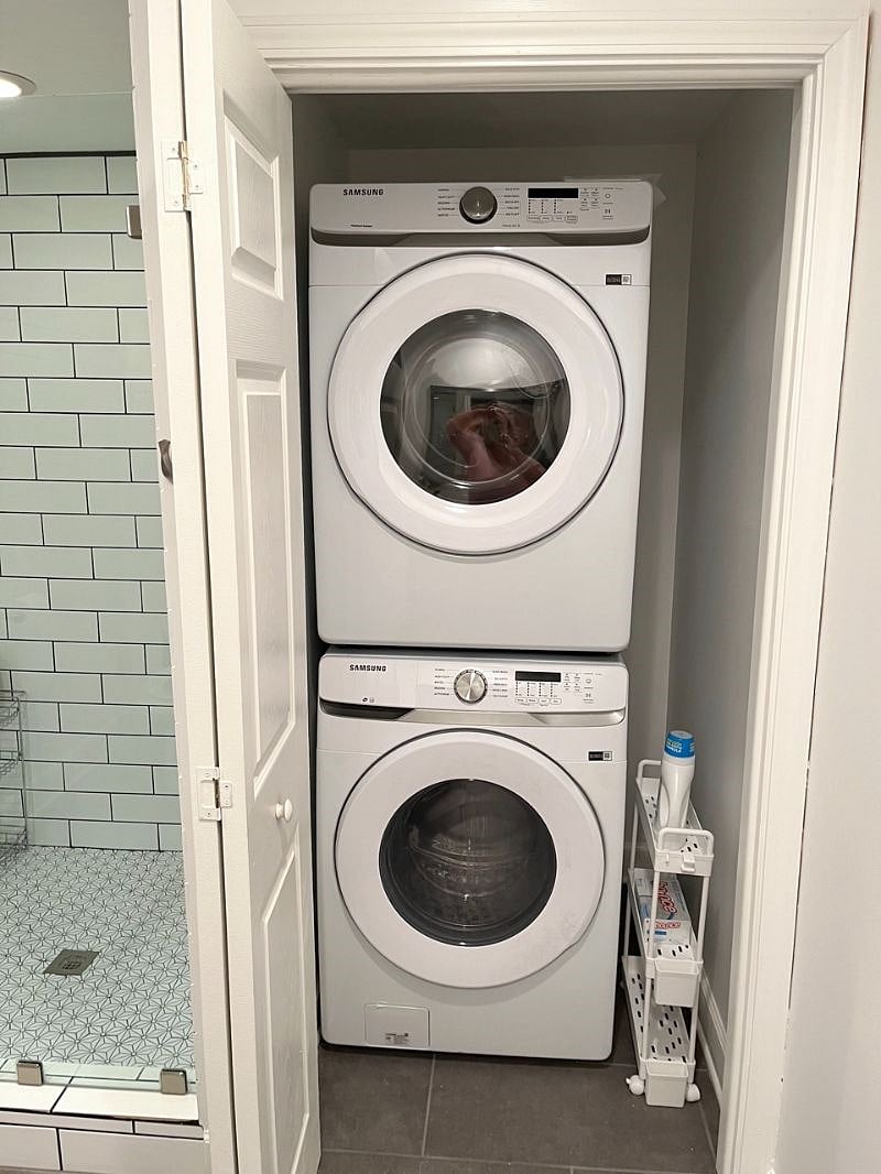 Brand-new washer and dryer