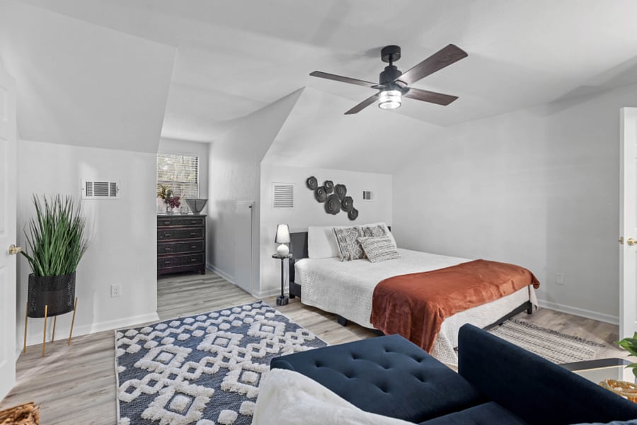 Upstairs master or office