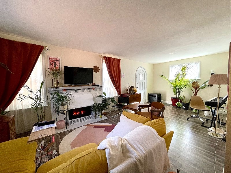The living room