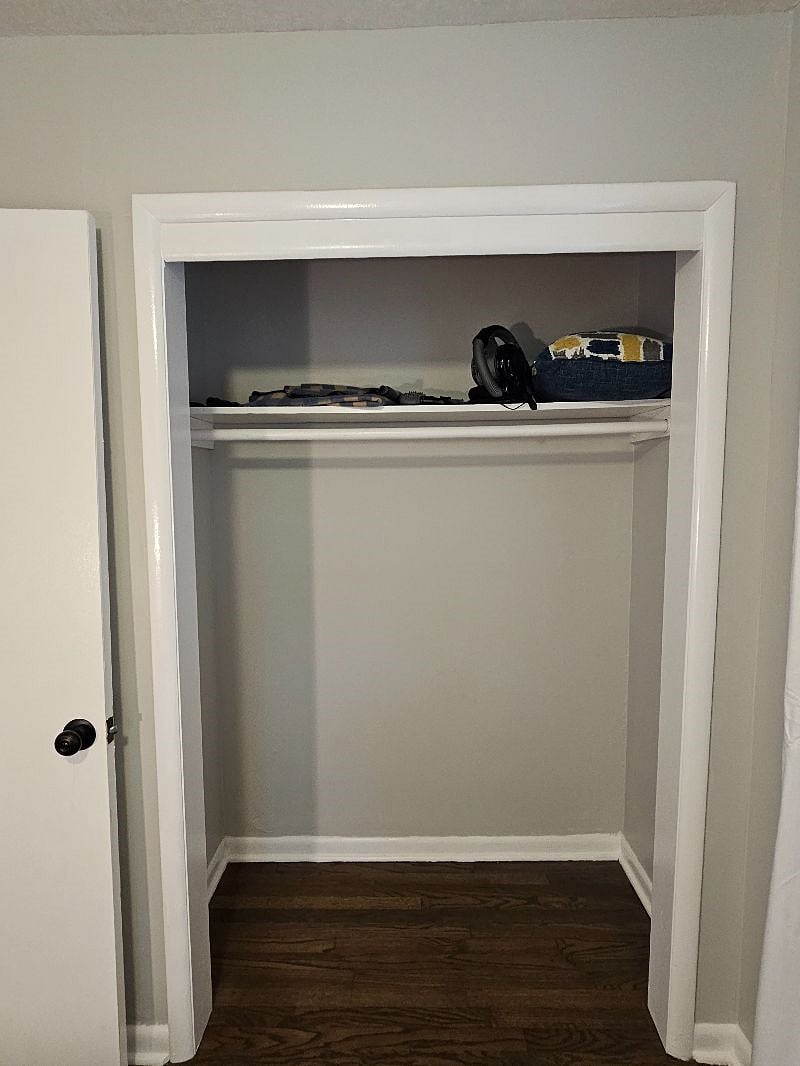 Extra storage in office. There is also storage in the hallway closet