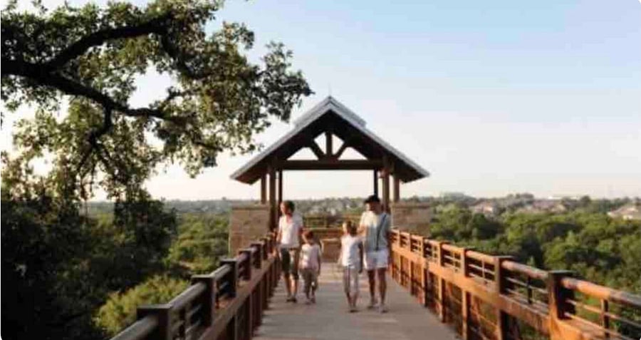 Arbor Hills Nature reserve for walks and for the runner.
