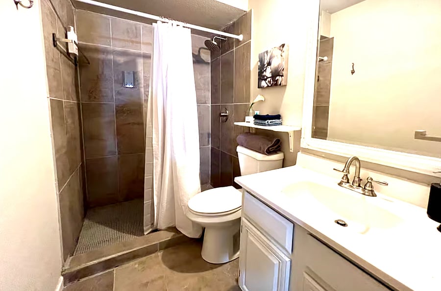 Full bathroom # 1 with shower.