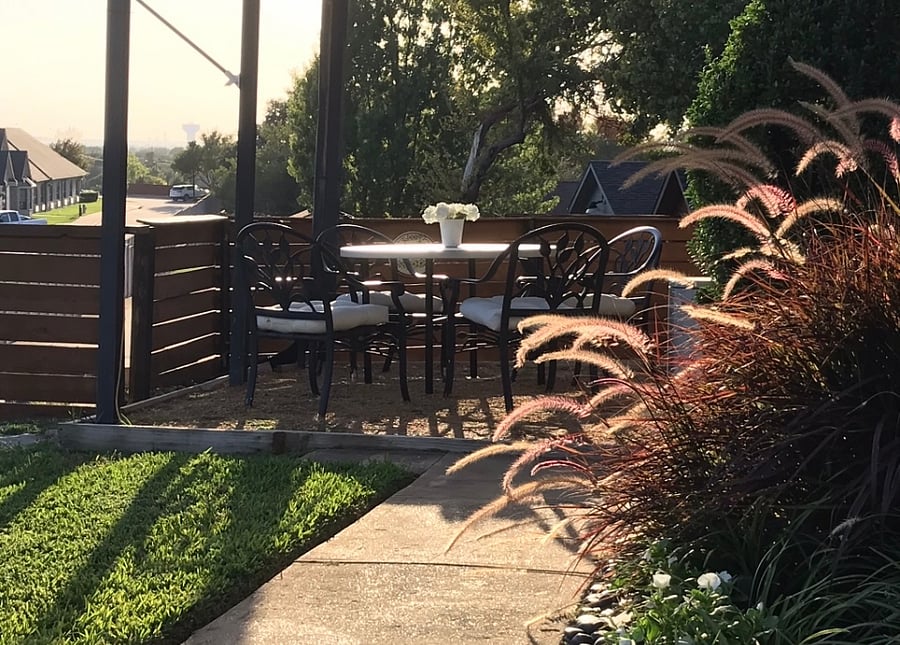 Dinning area outdoors