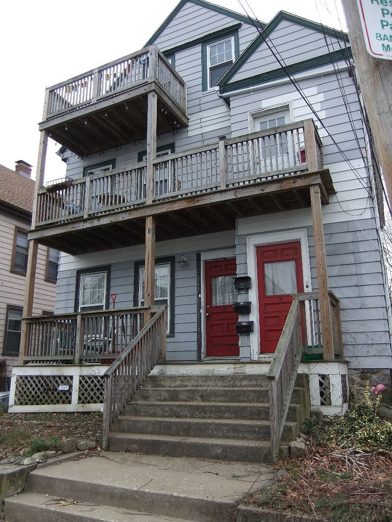 Front door and porch