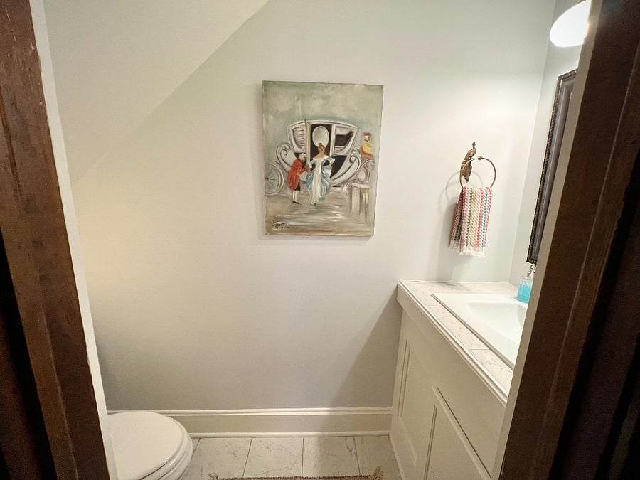 Hall half bath