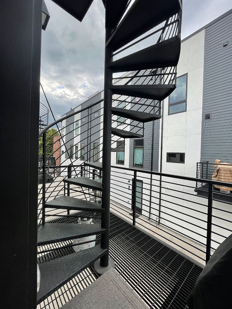 Balcony Stairs to Access Rooftop