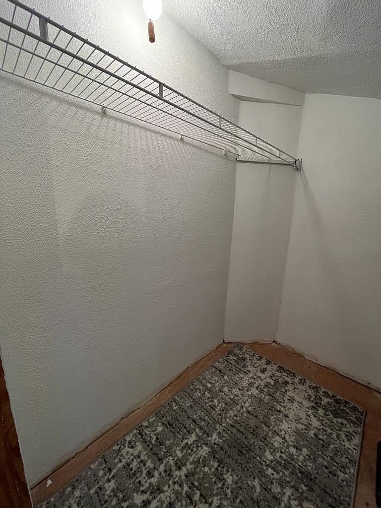 Large closet in the bedroom