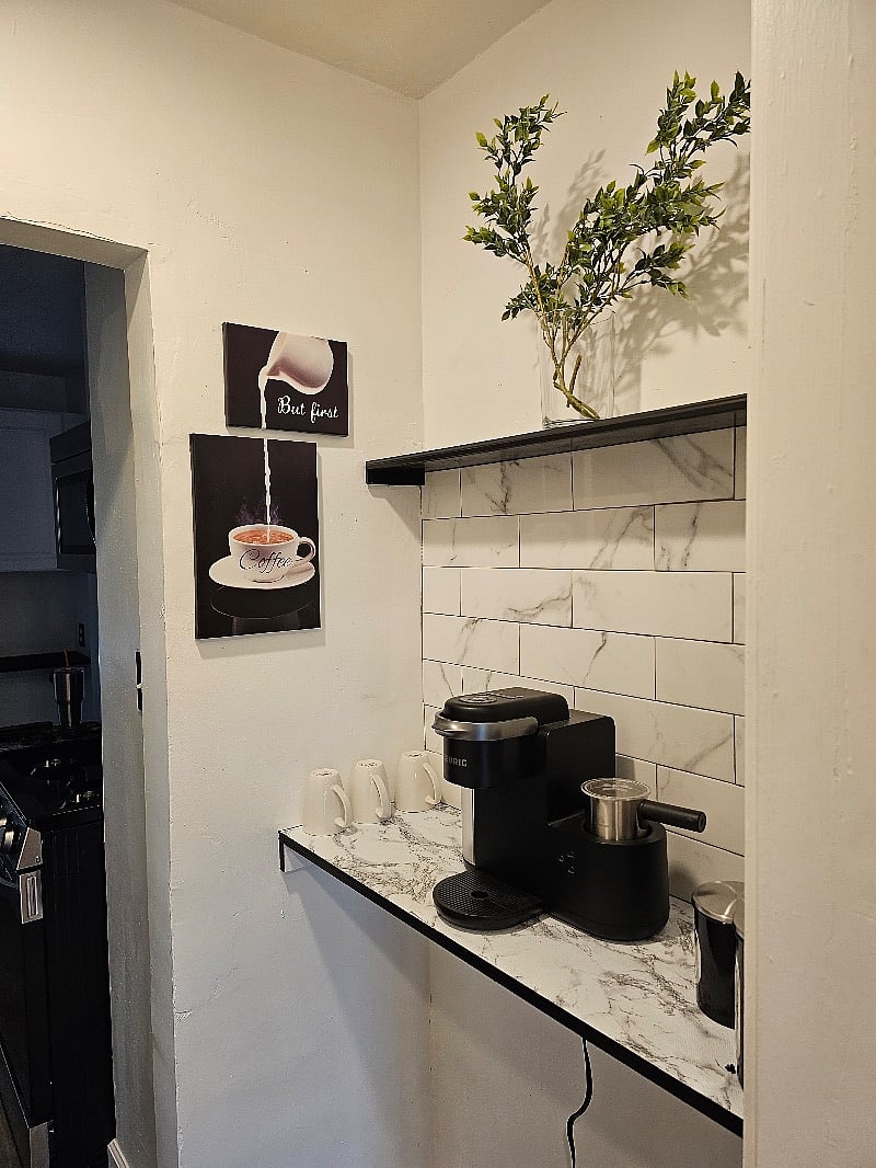 Coffee Station
Keurig coffee maker