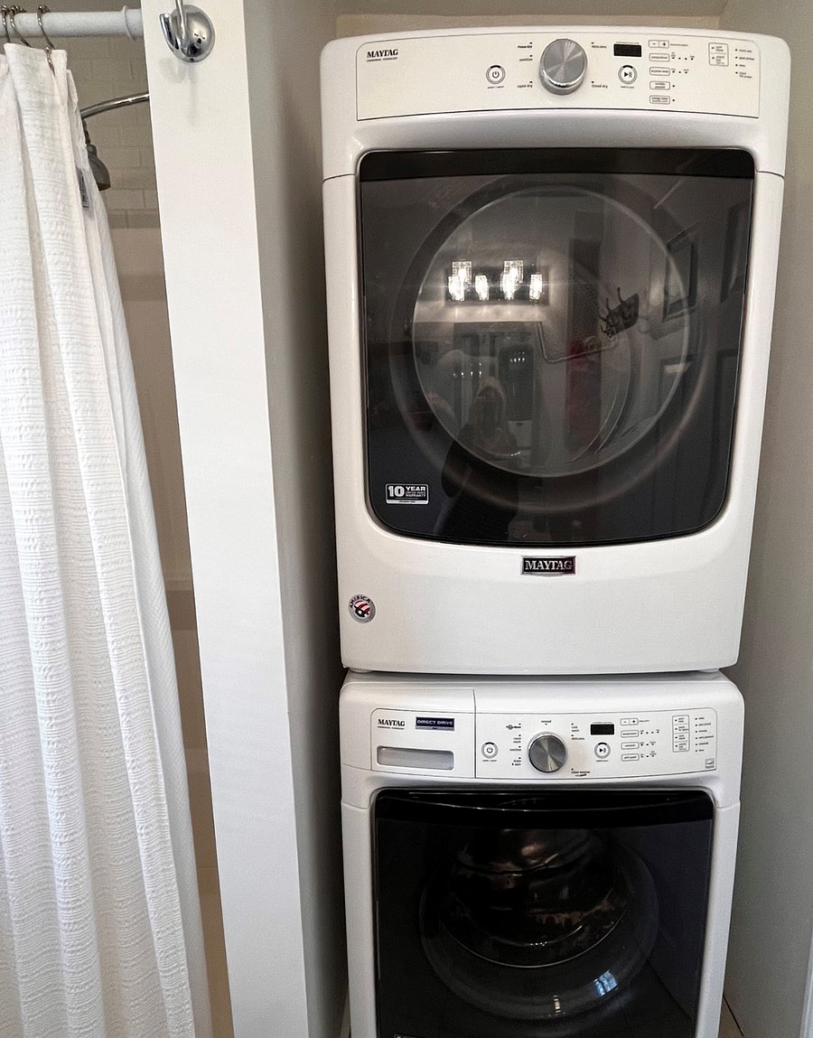 Full size washer and dryer