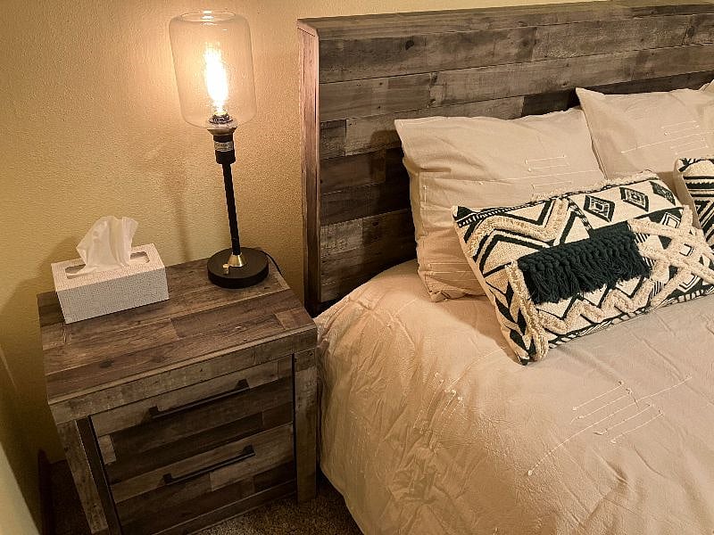 Basement bedroom