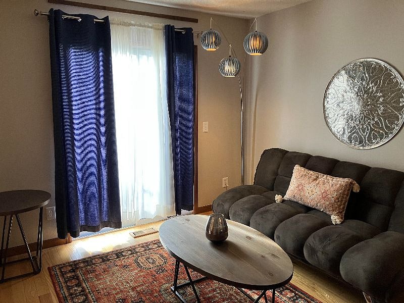 Family room leading to balcony
