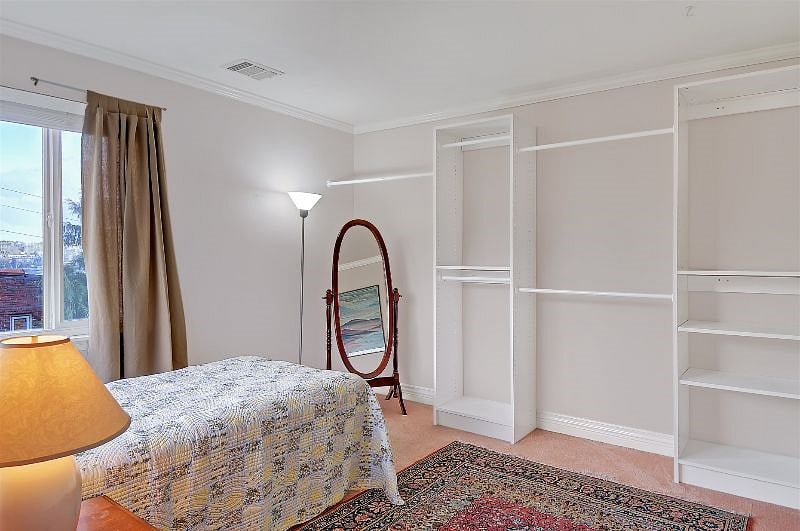 Twin bed in the ante Master Bedroom.